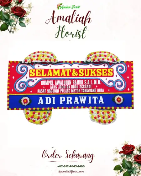 Papan Bunga Ucapan Selamat Playen